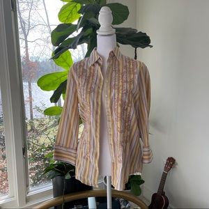 ROBERT GRAHAM cotton button down